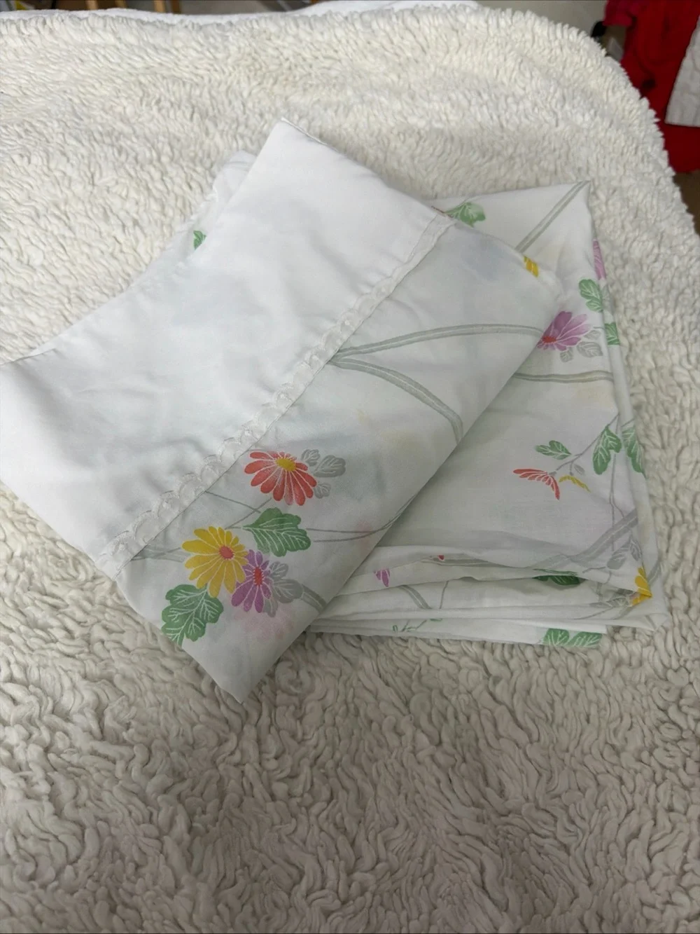 Sears branded pillowcase